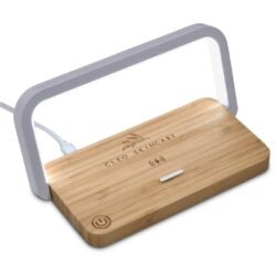 Okiyo Yoru Bamboo Wireless Charger & Night Light