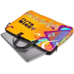 Pre-Printed Sample Hoppla Nimbus Neoprene Laptop Sleeve with Handles & Shoulder Strap – 15 -16 inch