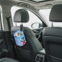 Pre-Printed Sample Hoppla Auto Polyester Car Refuse Holder