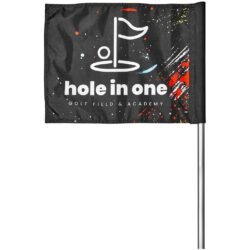 Pre-Printed Sample Hoppla Tournament Golf Flag