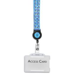Altitude Sample Retractable Badge Reel Single-Sided Sublimation Satin Lanyard