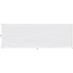 Ovation Sublimated Gazebo 6m X 3m - Short Side Half-Wall  (Excludes Hardware)