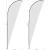 Legend 4m Sublimated Sharkfin Flying Banner Skin - Set Of 2 (Excludes Hardware)