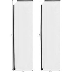 Legend 3m Sublimated Telescopic Flying Banner Skin - Set Of 2 (Excludes Hardware)