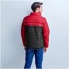 Mens Kyoto Two-Tone Jacket - Black Red