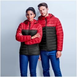 SLAZ-11423-BLR-MOGR-032_1024X1024 Ladies Kyoto Two-Tone Jacket - Black Red