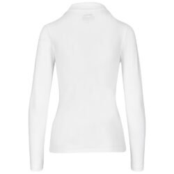 Ladies Long Sleeve Zenith Golf Shirt - White