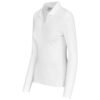 Ladies Long Sleeve Zenith Golf Shirt - White