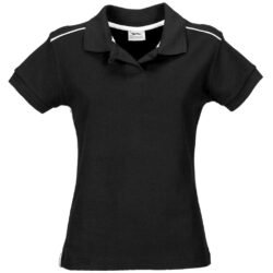 Ladies Backhand Golf Shirt - Black