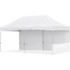 Coated Steel Sublimated Gazebo 6m x 3m - 1 Short Half-Wall Skin - 1 Long Full Wall Skin