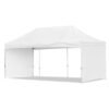 Coated Steel Sublimated Gazebo 6m x 3m - 2 Short Full-Wall Skins