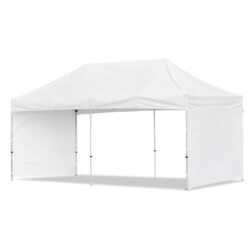 Coated Steel Sublimated Gazebo 6m x 3m - 2 Short Full-Wall Skins
