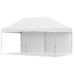 Coated Steel Sublimated Gazebo 6m x 3m - 1 Long Full-Wall Skin