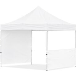 Coated Steel Sublimated Gazebo 3m x 3m - 1 Half-Wall Skin - 1 Full-Wall Skin