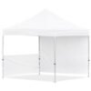 Coated Steel Sublimated Gazebo 3m x 3m - 1 Half-Wall Skin - 1 Full-Wall Skin