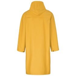 Light Duty Storm Rubberised Polyester/PVC Raincoat - Yellow