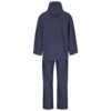 Light Hurricane Rubberised Polyester/PVC Rainsuit - Navy