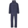 Light Hurricane Rubberised Polyester/PVC Rainsuit - Navy