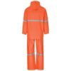 Light Duty Tornado  Hi-Viz Reflective  Rubberised Rainsuit - Orange