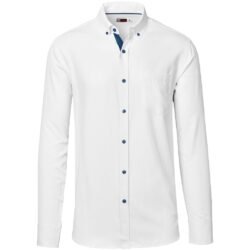 BAS-11206-N_1024X1024 Mens Long Sleeve Casablanca Shirt - Navy