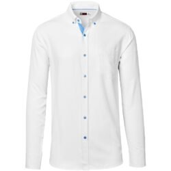 BAS-11206-SB_1024X1024 Mens Long Sleeve Casablanca Shirt - Sky Blue