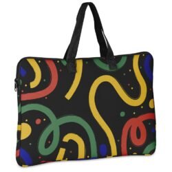 BC-HP-19-G-BL-04_FOOTBALL_1024X1024 Hoppla Cloud Neoprene Laptop Sleeve with Handles – 15 -16 inch