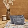 Okiyo Kesho Recycled PET Felt Mini Cosmetic Bag