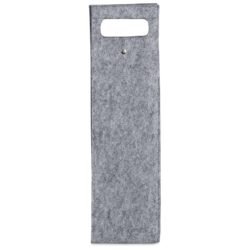 Hoppla Velto RPET Felt Single Wine Bottle Carrier