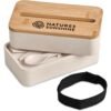 Okiyo Dura Wheat Straw & Bamboo Lunch Box Set