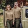 Mens Long Sleeve Mawenzi Twill Shirt