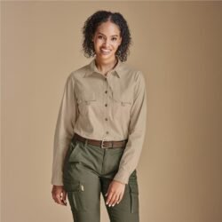 CW-UT-204-A-NO-LOGO_1024X1024 Ladies Long Sleeve Mawenzi Twill Shirt