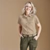 Ladies Short Sleeve Mawenzi Twill Shirt