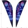 DEFAULT_1024X1024-408 Legend 3m Sublimated Sharkfin Double-Sided Flying Banner Skin (Excludes Hardware)