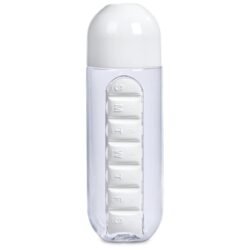 Altitude Vita-Stream Pill Box Plastic Water Bottle - 600ml