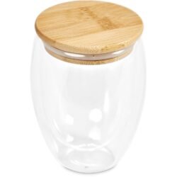 DW-7335-NO-LOGO_1024X1024 Okiyo Moco Glass & Bamboo Double-Wall Cup - 350ml