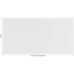 Legend Curved Banner Wall Skin with Wings 4.4m x 2.25m (Excludes Hardware)