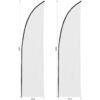 SKIN-7022-PAIR-NO-LOGO_1024X1024 Legend 2m Sublimated Arcfin Flying Banner Skin - Set Of 2 (Excludes Hardware)