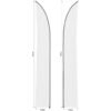 Legend 4m Sublimated Arcfin Double-Sided Flying Banner Skin (Excludes Hardware)