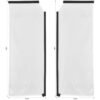 SKIN-7052-PAIR-NO-LOGO_1024X1024 Legend 2m Sublimated Telescopic Double-Sided Flying Banner Skin (Excludes Hardware)
