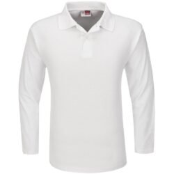 BAS-3430-W_1024X1024 Mens Long Sleeve Boston Golf Shirt - White