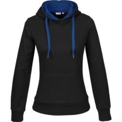 BAS-8042-BU_1024X1024 Ladies Solo Hooded Sweater - Blue