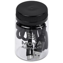 Altitude Capsit Fast Charge USB-A to Type-C Charging  Cable in Jar