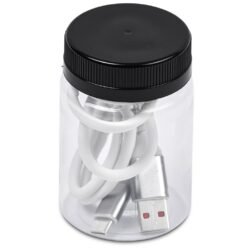 Altitude Capsit Fast Charge USB-A to Type-C Charging  Cable in Jar