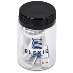 Altitude Capsit Fast Charge USB-A to Type-C Charging  Cable in Jar