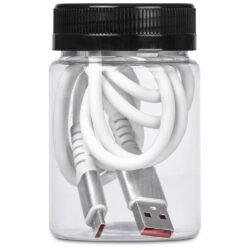 Altitude Capsit Fast Charge USB-A to Type-C Charging  Cable in Jar