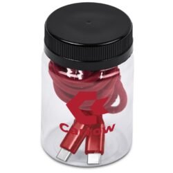 Altitude Barlitt Fast Charge Type-C to Type-C Charging Cable Cable in Jar