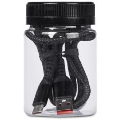 Altitude Muttle Fast Charge USB-A to Type-C Charging Cable in Jar