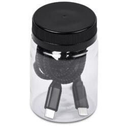 Altitude Nitty Fast Charge Type-C to Type-C Charging Cable in Jar
