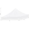 Ovation Sublimated Gazebo 3m X 3m - Roof  (Excludes Hardware)