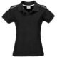 Ladies Backhand Golf Shirt - Black
